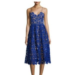 Self-Portrait Azaelea Guipure-Illusion Dress